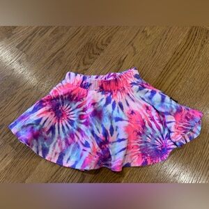 Pixielane Tie Dye Colorful Skort 2T-3T